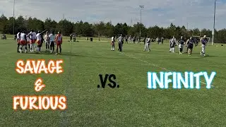 SAVAGE & FURIOUS .VS. INFINITY | D.C. 8MAN FLAG FOOTBALL 🏈 | ORLANDO, FL | (MUST WATCH)