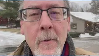 Snow starting to fall in southern Indiana