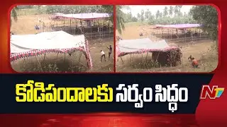 Sankranti Festival: రేపటి నుంచి గోదావరి పల్లెల్లో కోడి పందాలు | Special Report | NTV Telugu