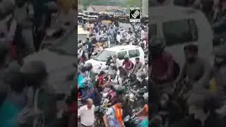 Delhi: Heavy traffic jams at Shastri Park Pusta Road, Khajuri Khas area due to traffic diversion
