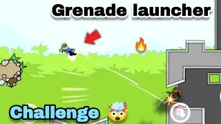 ONLY GRENADE LAUNCHER | Challenge 🤯 | MINIMILITIA UNDERMINE MAP 🔥| #minimilitia