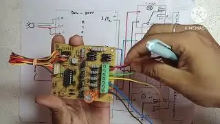 Automatic stabilizer microcontroller kit based connection with 5 taping 90 v to 300v input supply