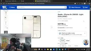 WOW! FREE APPLE iPHONE 17 AIR FREE GIVEAWAY CONTEST! 256gb Light Gold AT&T LETS GOOOOOO