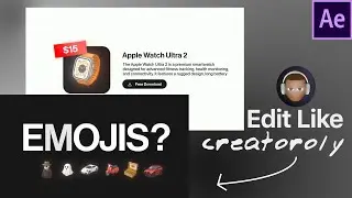 Создание плавной анимации пользовательского интерфейса в стиле @creatoroly в After Effects