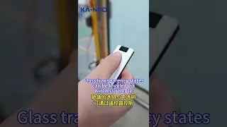 Kanod Smart Privacy Glass Sliding Door.#slidingdoor #glassdoor #smartdoor #smarthome