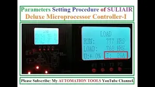 Parameters Setting Procedure of SULIAIR Deluxe Microprocessor Controller-I
