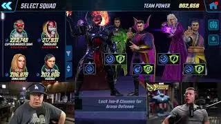 1600+ Days Played - CC Teams - Roster Review - MARVEL Strike Force - MSF