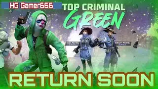 Freefire Green criminal Return soon 😭. Freefire New Event Ob37 update freefire events upcoming