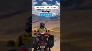 Budget Srinagar to Ladakh ride ~45k per bike. #ladakhtrip #ladakhbiketrip #budget