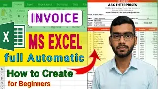 Fully Automatic Invoice in MS Excel | Auto GST Billing Format | Excel Project&nbsp;for&nbsp;Beginners