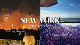 NYC Summer VLOG | 4th of July Fireworks, LiSA & BABYMETAL Concerts, Brighton Beach