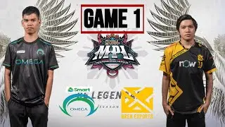 OMEGA vs BREN [Game 1] MPL PH S8 W3D1 [FULL GAME] [FILIPINO]