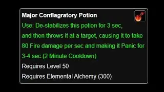 Tarregor's Vision of WoW: Classic+ | Section #9.1: Alchemy Changes