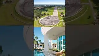John Travolta&rsquo;s home has a private runway for his PLANES! #Mansion #JohnTravolta #Luxury #Plane