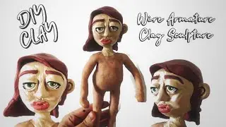 Sculpey Clay | How To Make A Wire Armature & A Clay Sculpture(Model) - ( Tutorial )