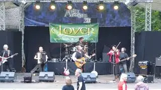 CLOVER IRISH FOLK & CELTIC ROCK music from Berlin .. Geigenrocknacht 2022 auf der Parkb&uuml;hne Biesdorf
