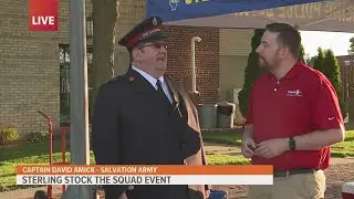 Sterling police host Stock the Squad event Friday to benefit Salvation Army