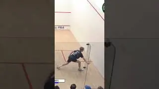 Wait for the DIVE&hellip; 😱 What a rally from Dylan Roberts 👏 #squashsuperleague #squash #dylanroberts