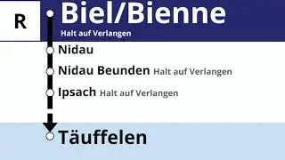 Asmobil Ansagen (Railvox) &bull; Regionalzug Biel/Bienne &ndash; T&auml;uffelen &ndash; Ins (DE, FR)