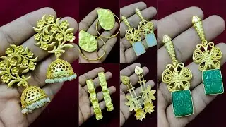 #earrings #imported #8 | Exclusive Western earrings |Brass Gold Studs || Devadha Fashion ❤️&zwj;🔥