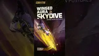 Winged Aura Skydive | Free Fire MAX