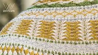 Achievement Badge Shawl  - Cable Slips Tutorial