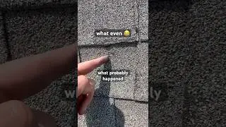 EXPOSED NAILS #roof #roofer #roofing #tricks #tricks #holstonroofing #shingles #contractor #pitch