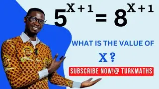 CHALLENGING MATH. PROBLEM  | Solving Exponential Equation with different bases.