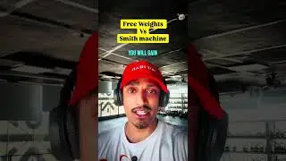 Barbell vs smith machine&hellip;#motivation #fatloss #gym #weightloss