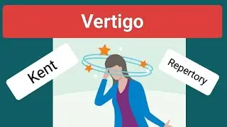 Vertigo Chapter From Kent Repertory for  practice and AIAPGET UPPSC exam purpose