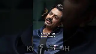 Nawazuddin Siddiqui Explains Method Acting !! #bollywood #nawazuddinsiddiqui #shorts