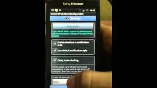 Screen off and lock App