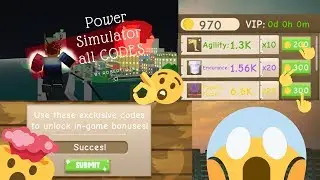 Power Simulator all the CODES !!! | Roblox