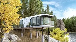 This Futuristic Tiny Home is Smart, Eco Friendly & Blessed with Panoramic Views - Massimo Modular E9
