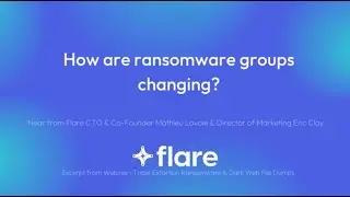 How are ransomware groups changing?