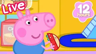 🔴 LIVE! Peppa Pig's Learning Adventures! 🍦 Peppa's Playgroup: Little Learners 🐷 Kids Cartoons