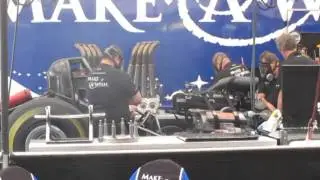 Tommy Johnson Jr. Funny Car Warmup
