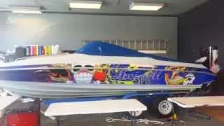 Boat wrap graphic kits
