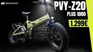 PVY Z20 Plus 1000 🫨 Der E-Bike Kick für Adrenalinjunkies! 🚵‍♂️💨 #E-Bike Test #PVY #Power #Test