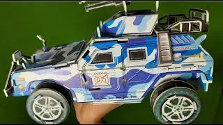 Build the 3D Puzzle | 3d car puzzle design | DIA 3D Super Puzzle | Miniature Warrior Assault Vehicle