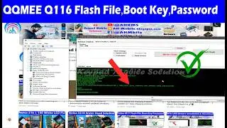 QQMEE Q116 (SPD6531E) Flash File Boot Key and Password Unlock