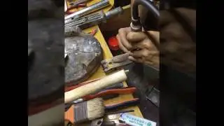 Gears ring 14K gold Handmade! How to