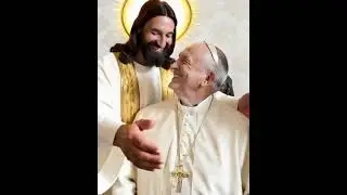 Papa Francesco con Ges&ugrave;, noi ti vogliamo immaginare cosi #papafrancisco
