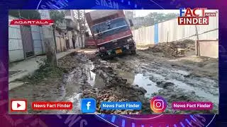 Old Jail Road turns death trap due to prolonged Smart City works; locals face severe hardship.