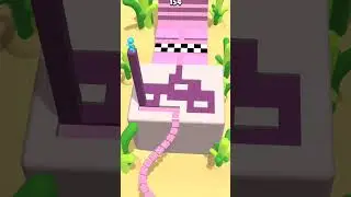 Stacky Dash Level 418 | Perfect Path Build 🟪🔥 | Satisfying Gameplay #shorts