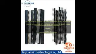 1005002577212594 10pcs Jst Connector Strip 40Pin 1x40 Single Row Male and Female 2 54 B