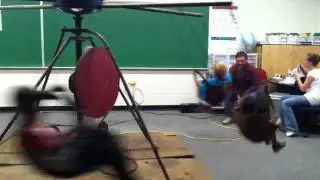 Homemade ride at the school fair