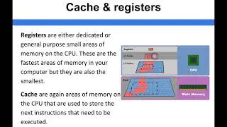 Computer Architecture - Cache & Registers