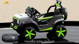 Toyzone Panther Jeep &ndash; полноприводный автомобиль-каталка с MP3, Bluetooth и родительским контроле...