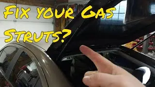 How to simply replace your gas lift struts on your Tailgate, Trunk, Hood or Hatch Back! Chevy Volt